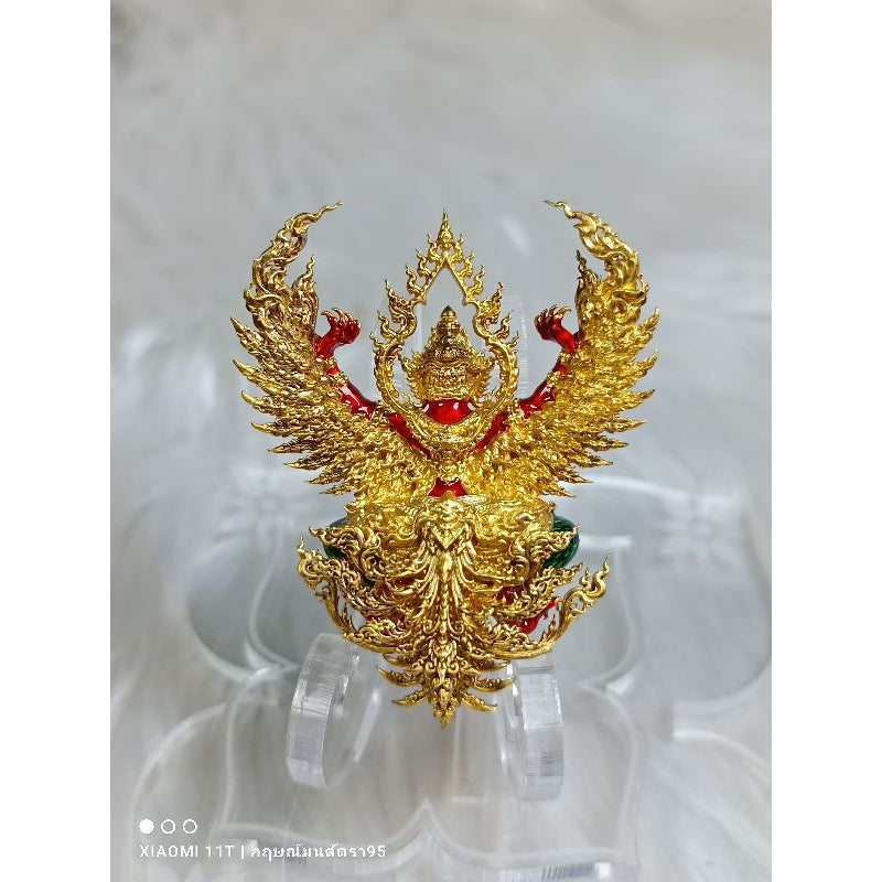 พญาครุฑ พญาเวนไตย ปี 2563 พุทธศิลป์  วัดวิมุตติธรรม Thai Blessing Co ทองลำอู่ทองลงยา#514 ทองลำอู่ทองลงยา#339 ทองลำอู่ชุบ2K#265 ทองลำอู่ทองลงยา#339-ทองลำอู่ทองลงยา#514-ทองลำอู่ชุบ2K#265-