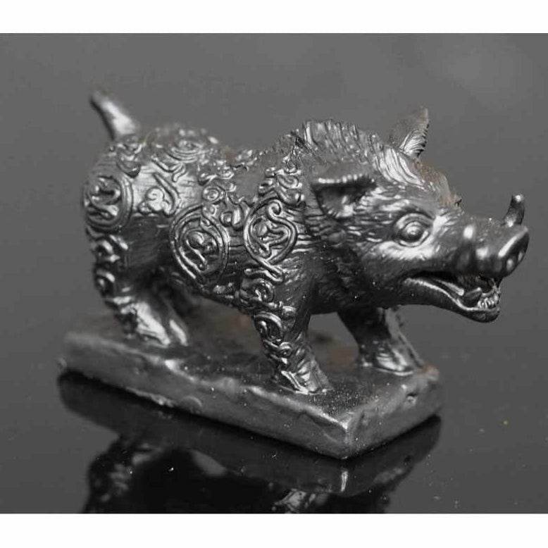 Phaya Waraha Racha Choke (Boar of Royal Fortune) – Portable Size – Blessed on Saturday 5th, Year of the Dragon - Thai Blessing Co