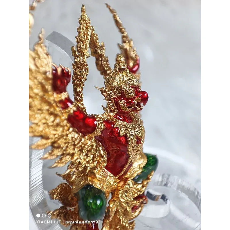 Phaya Garuda Amulet – Wat Wimutthitham Empowerment for Protection, Strength, and Spiritual Merit
