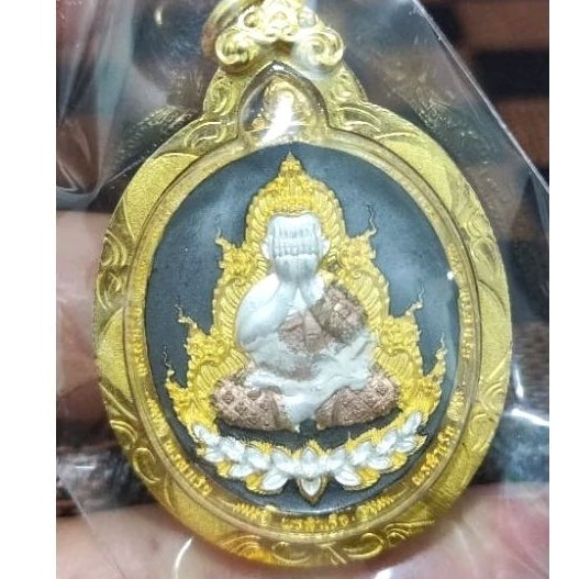 Phutthasilp Phra Pidta "Porn Samret" Edition Amulet – First Consecration by Luang Pu Mahasila & Multiple Ceremonial Blessings (Wat Tham Singto Thong, Ratchaburi, BE 2566)