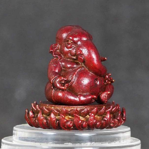 Ganesha on Lotus Base – “Temple Construction Blessing Edition” by Luang Pho Ngern, BE 2566 - Thai Blessing Co