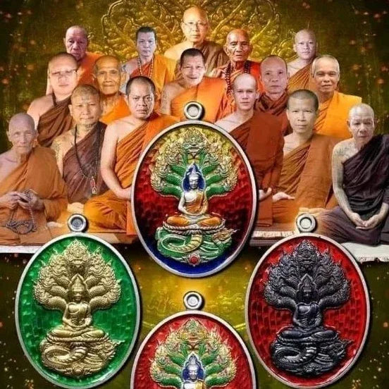Unlock Supreme Wealth with Nak Prok Wealth Medal Blessed by Luang Pu Sila