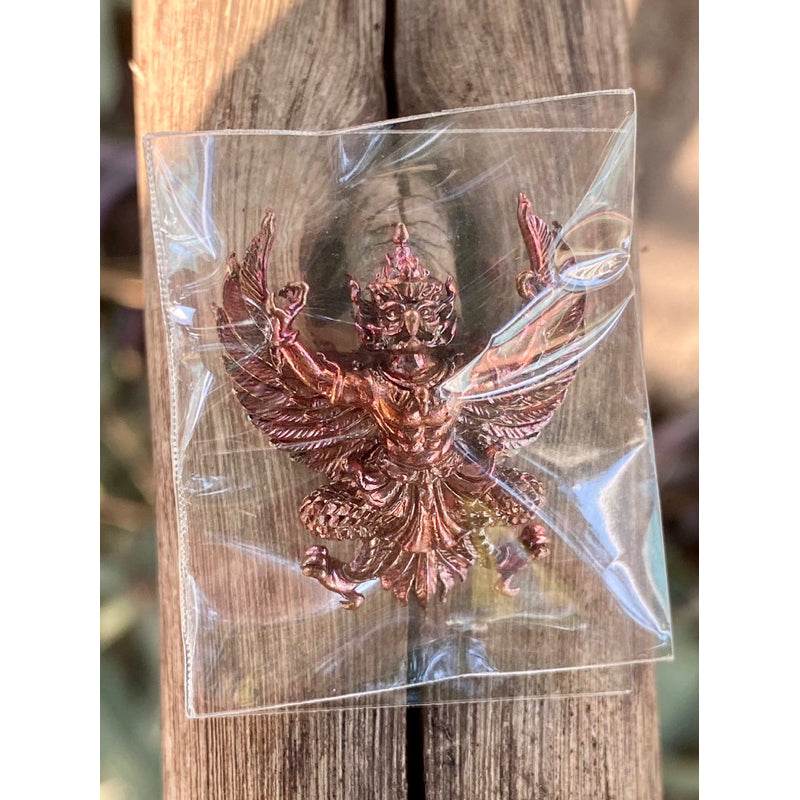 Phaya Krut Maha Sitthi Chok – First Edition Wealth &amp; Protection Garuda Amulet from Wat San Chao, Pathum Thani - Thai Blessing Co