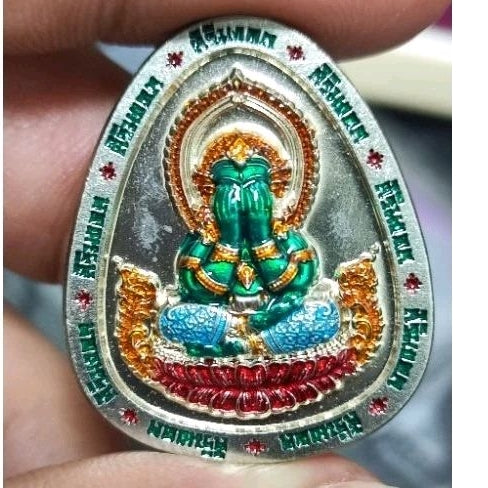 Unlock Auspicious Blessings & Supreme Protection – Authentic ‘Sirimongkol’ Phra Pidta Buddha Art Medal by Luang Pu To