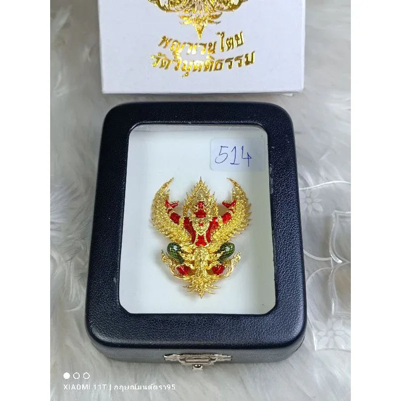 Phaya Garuda Amulet – Wat Wimutthitham Empowerment for Protection, Strength, and Spiritual Merit
