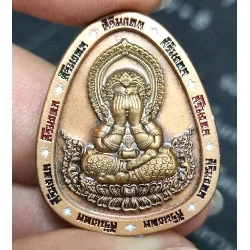 Unlock Auspicious Blessings with Sirimongkol Phra Pidta Buddha Medal by Luang Pu To for Supreme Protection