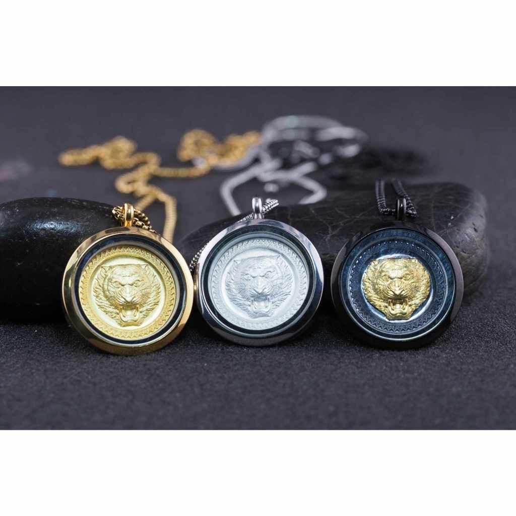 Jao Payak Tiger Amulet Necklace from Wat Tham Phrutakhian (2020) - Guardian Protection