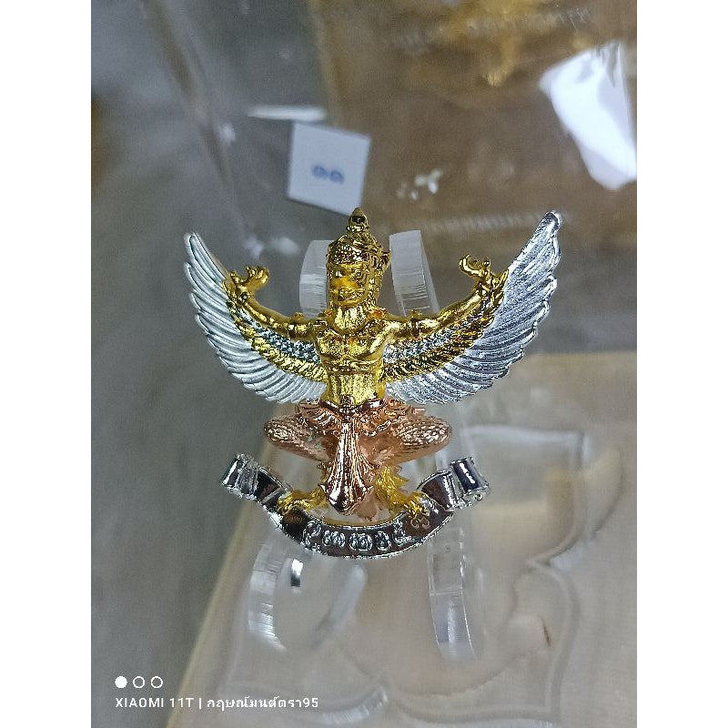 หัวใจพญาครุฑ บารมีคัมภีระ รุ่นอธิบดีแห่งทรัพย์ ปี60  พระอาจารย์พีระ คมฺภีรธมฺโม ผู้เรืองวิทยาคมแห่งนครลำพูน วัดสันป่าตาล Thai Blessing Co ทองคัมภีระ#89 สามกษัตริย์No.11 สามกษัตริย์No.11-ทองคัมภีระ#89-