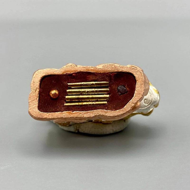 Wild Boar Amulet – “Khot Setthi” Edition | Luang Pho Wan, Wat Klong Khun, Phichit 2018 | Triple-Gold Plated Metal | Serial Numbered - Thai Blessing Co