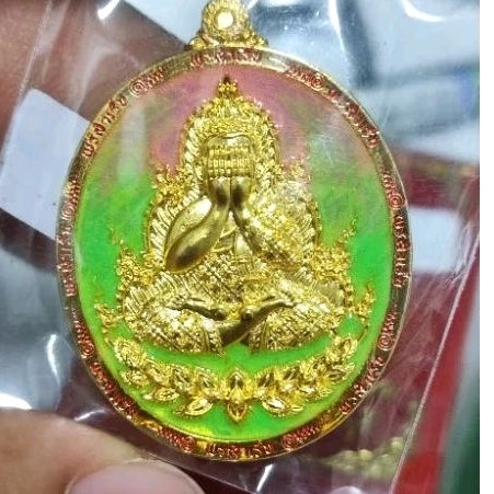 Phutthasilp Phra Pidta "Porn Samret" Edition Amulet – First Consecration by Luang Pu Mahasila & Multiple Ceremonial Blessings (Wat Tham Singto Thong, Ratchaburi, BE 2566)