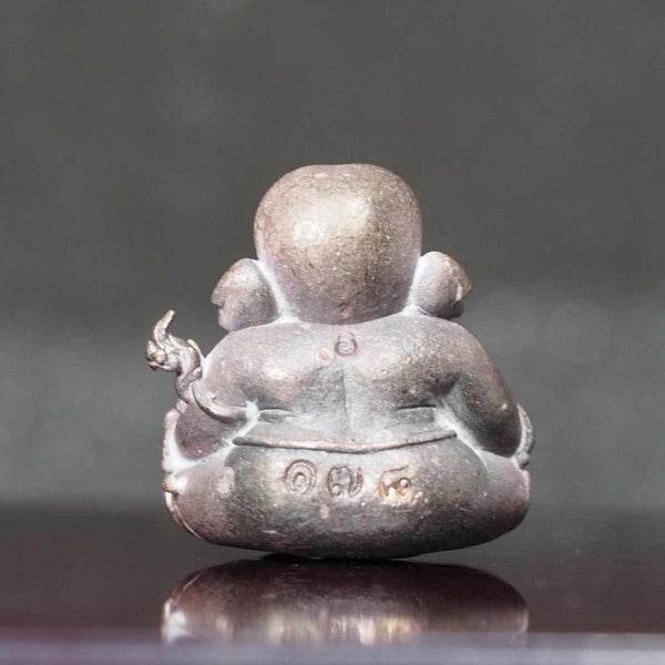 Ganesha Statue (Antique Bronze) – Temple-Blessed Prosperity Edition Antique Bronze Ganesha for Wisdom &amp; Success - Thai Blessing Co
