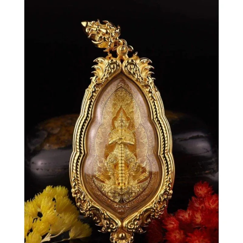 Vesuwanno Amulet for Wealth and Protection - Unlock Abundance and Safeguard Your Journey