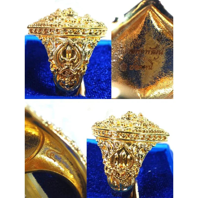 👺 Thao Wessuwan Ring "Plod Nee" (Debt Clearing) 1st Edition: Sacred Buddhist Art – Luang Phor Phat, Wat Huay Duan – Wealth, Power & Prosperity