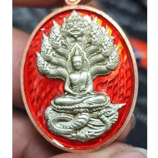 Unlock Supreme Wealth with Nak Prok Wealth Medal Blessed by Luang Pu Sila