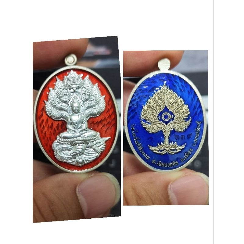 Unlock Supreme Wealth & Prosperity – Authentic Nak Prok ‘Great Wealth’ Medal Blessed by Luang Pu Sila 239อป.นก.เงิน