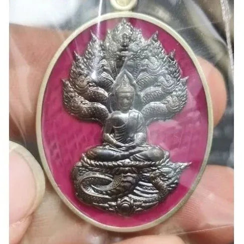 Unlock Supreme Wealth with Nak Prok Wealth Medal Blessed by Luang Pu Sila
