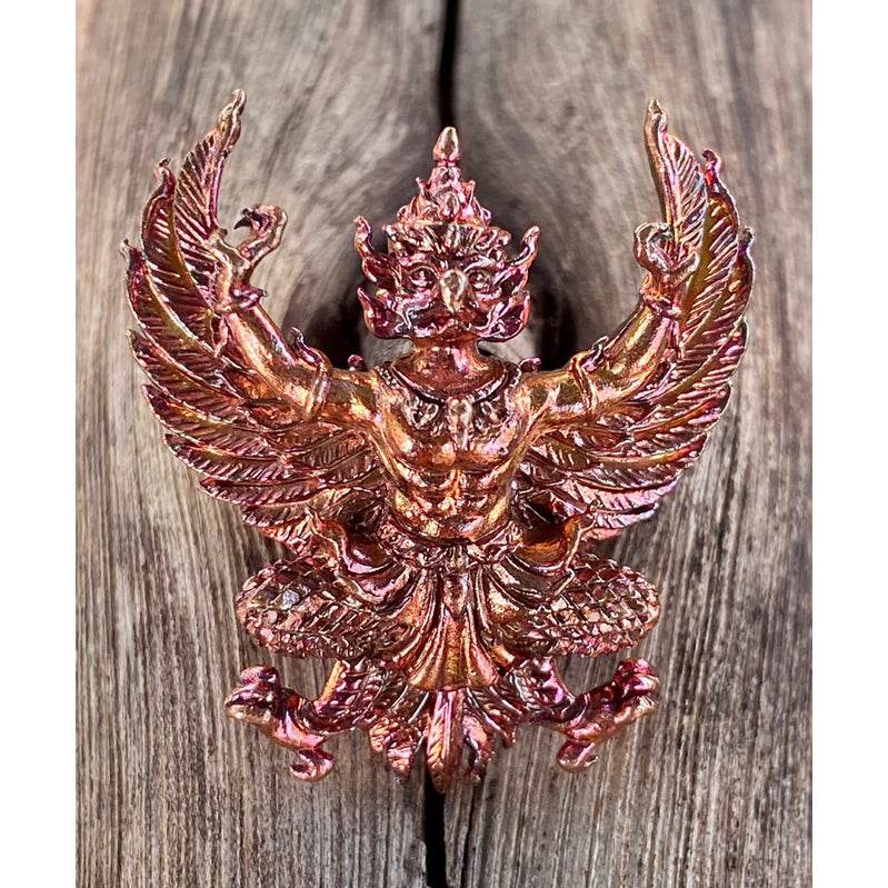 Phaya Krut Maha Sitthi Chok – First Edition Wealth &amp; Protection Garuda Amulet from Wat San Chao, Pathum Thani - Thai Blessing Co
