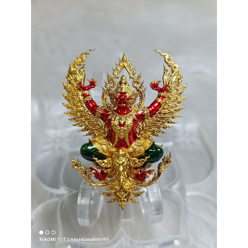 พญาครุฑ พญาเวนไตย ปี 2563 พุทธศิลป์  วัดวิมุตติธรรม Thai Blessing Co ทองลำอู่ทองลงยา#514 ทองลำอู่ทองลงยา#339 ทองลำอู่ชุบ2K#265 ทองลำอู่ทองลงยา#339-ทองลำอู่ทองลงยา#514-ทองลำอู่ชุบ2K#265-