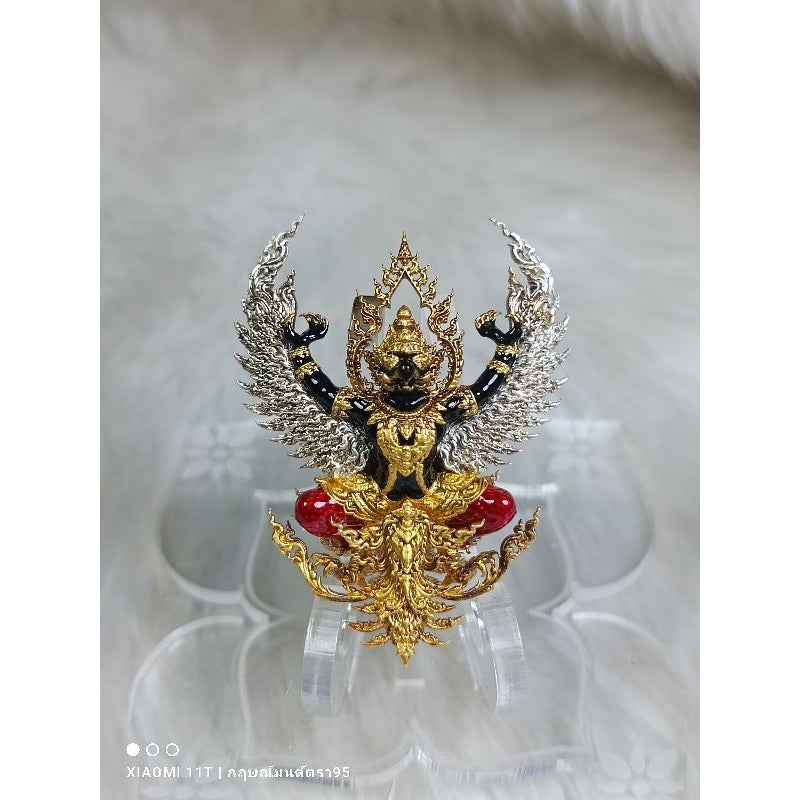 พญาครุฑ พญาเวนไตย ปี 2563 พุทธศิลป์  วัดวิมุตติธรรม Thai Blessing Co ทองลำอู่ทองลงยา#514 ทองลำอู่ทองลงยา#339 ทองลำอู่ชุบ2K#265 ทองลำอู่ทองลงยา#339-ทองลำอู่ทองลงยา#514-ทองลำอู่ชุบ2K#265-