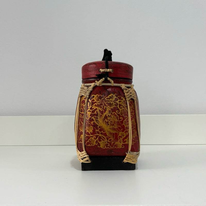 Lanna Bamboo Rice Box – Handmade Thai Kratip Khao Storage Jar | Natural Decor &amp; Gift in 12x21cm Size One-Sake.com B3 B1 B2 B1-B2-B3-B4-B5-B6-B7-B8-B9-B10-B11-B12-B13-B14-B15-B16-B17-B18-B19-B20-B21-B22-B23 Premium-B24 Premium-B25-B26 Premium paint-B27-B28-B29-B30-B31-B32-B33-B44-B45-B46-B47-B48-B49-B50-B51-B52-B53-B54-B55-B56-B57-B58-B59-B60-