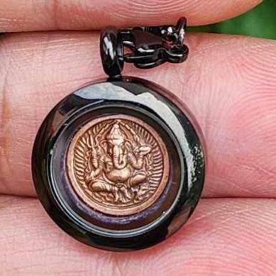 Mini Ganesha Wealth Wisdom Treasury Edition Hatyai College BE 2551 Copper Satin