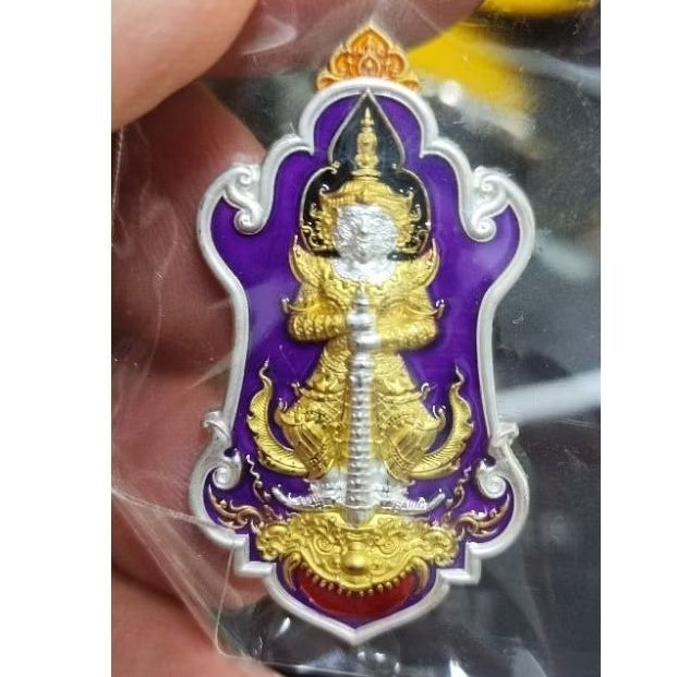 Attract Supreme Wealth & Spiritual Fortune – Authentic ‘Khot Setthi’ Thaowessuwan Medal Empowered by Luang Pu Bunma Default Title