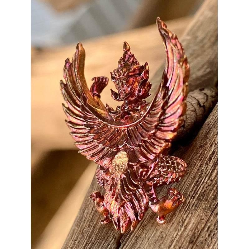 Phaya Krut Amulet - Maha Sitthi Chok First Edition Wealth & Protection Garuda from Wat San Chao, Pathum Thani