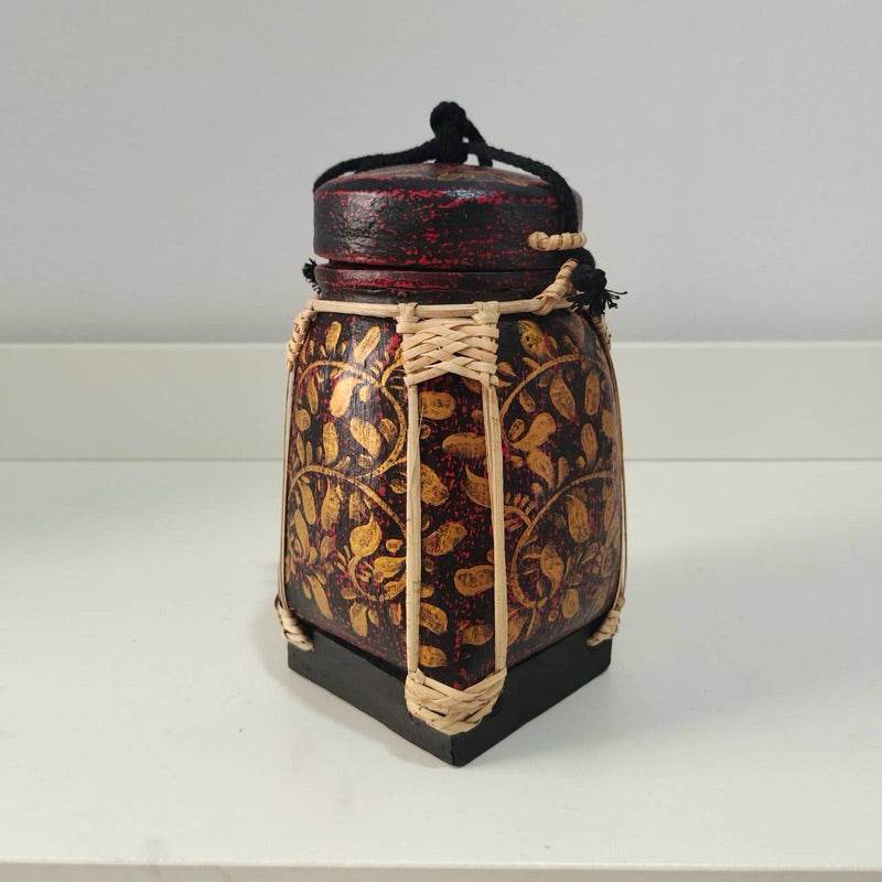 Lanna Bamboo Rice Box – Handmade Thai Kratip Khao Storage Jar | Natural Decor &amp; Gift in 12x21cm Size One-Sake.com B3 B1 B2 B1-B2-B3-B4-B5-B6-B7-B8-B9-B10-B11-B12-B13-B14-B15-B16-B17-B18-B19-B20-B21-B22-B23 Premium-B24 Premium-B25-B26 Premium paint-B27-B28-B29-B30-B31-B32-B33-B44-B45-B46-B47-B48-B49-B50-B51-B52-B53-B54-B55-B56-B57-B58-B59-B60-