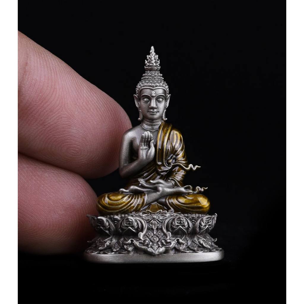 Blessing Buddha Amulet – Sacred Thai Buddhist Pendant for Protection, Prosperity & Inner Peace
