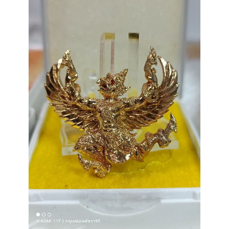🦅 "Ruay Lon Fa" Garuda of Overflowing Wealth (2017): Blessed by Phra Maha Surasak, Wat Pradu – Ultimate Authority & Money Magnet