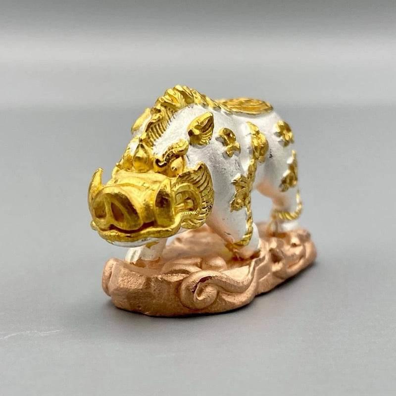 Wild Boar Amulet for Prosperity - Powerful Thai Amulet for Wealth and Success