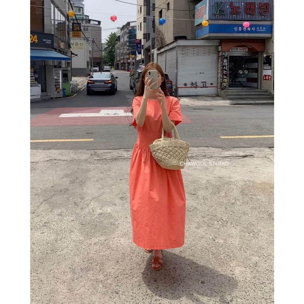 New Korean Handmade Woven Tote Bag for Women – Cotton Rope & Natural Materials with Inner Pocket | Available in 2 Colors