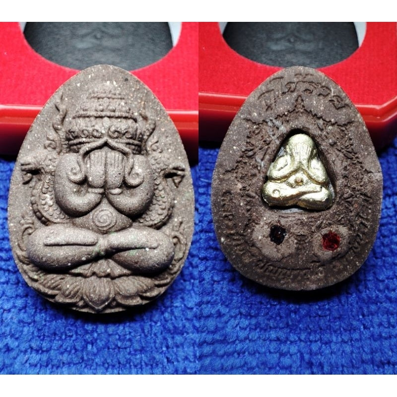 Sacred Phra Pidta Phang Phra Kan Powder Amulet Unlock Ultimate Wealth & Protection 3