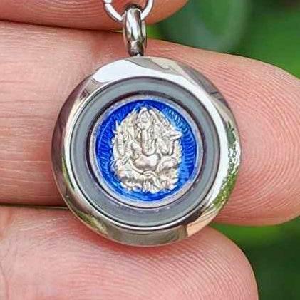 Mini Ganesha Wealth Wisdom Treasury Edition Hatyai College BE 2551 Blue