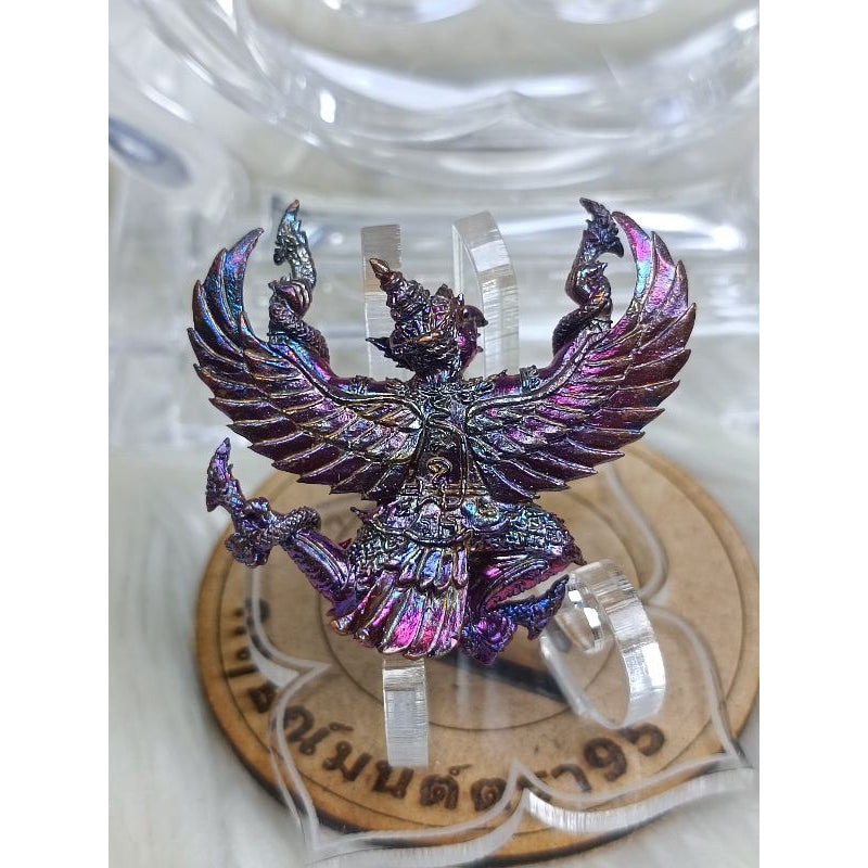 🦅 "Ruay Lon Fa" Garuda of Overflowing Wealth (2017): Blessed by Phra Maha Surasak, Wat Pradu – Ultimate Authority & Money Magnet