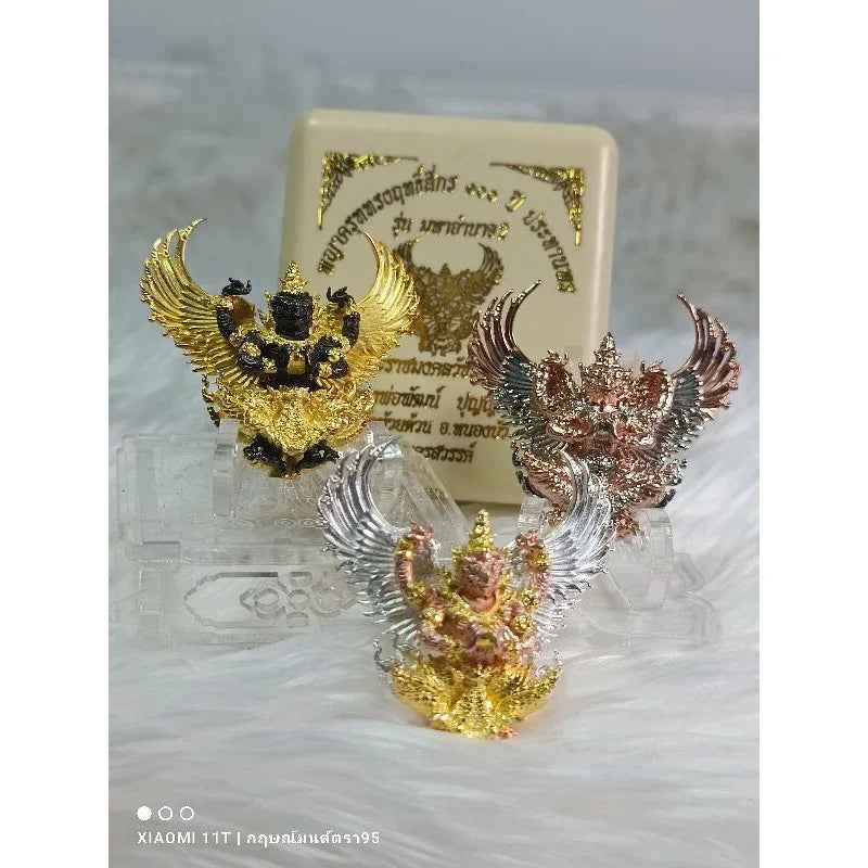 Garuda Amulet for Power - Maha Amnat II Authentic Thai Talisman for Prestige & Protection
