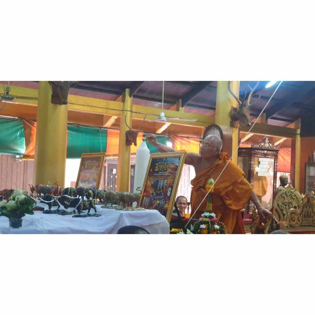Phaya Waraha Racha Choke (Boar of Royal Fortune) – Portable Size – Blessed on Saturday 5th, Year of the Dragon - Thai Blessing Co