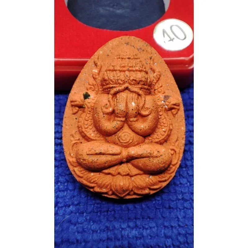 Sacred Phra Pidta Amulet for Ultimate Wealth and Protection with Phang Phra Kan Powder