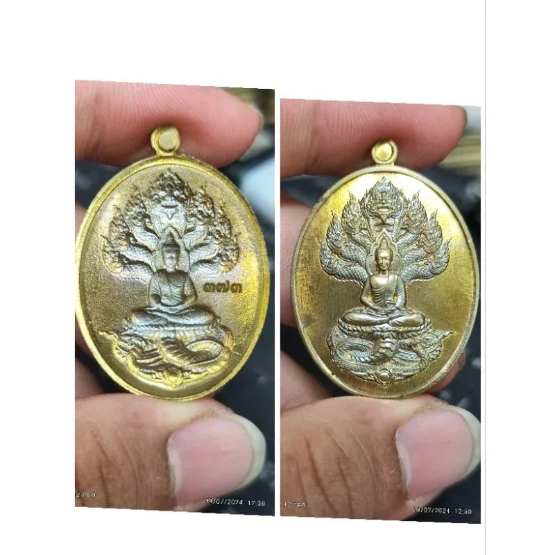 Unlock Supreme Wealth with Nak Prok Wealth Medal Blessed by Luang Pu Sila 373ชน.วัดหลังแบบ