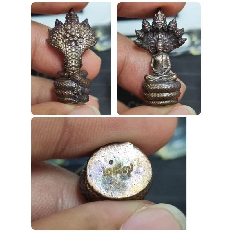 Unlock Supreme Wealth with Nak Prok Wealth Medal Blessed by Luang Pu Sila 287องค์ลอยนาคปรก