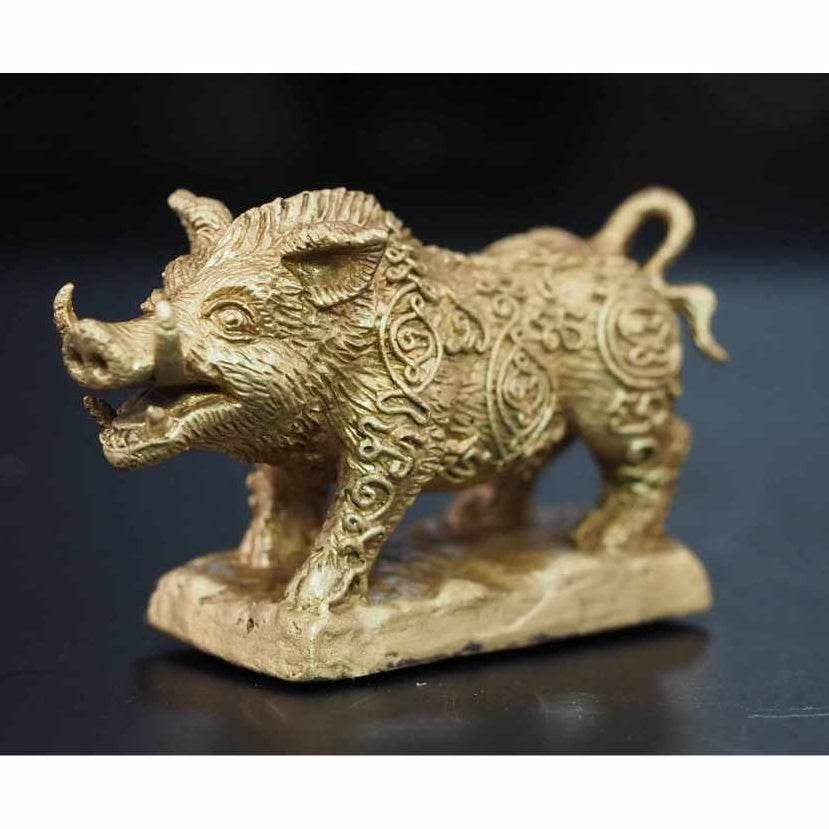 Phaya Waraha – Racha Choke Edition by Luang Pho Sanan (Limited Edition) The Boar of Prosperity &amp; Invincibility - Thai Blessing Co