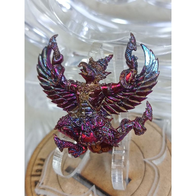 🦅 "Ruay Lon Fa" Garuda of Overflowing Wealth (2017): Blessed by Phra Maha Surasak, Wat Pradu – Ultimate Authority & Money Magnet