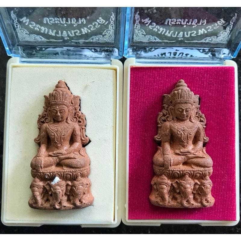 Supreme Maha Chakrapat Amulet with Powerful Pakam Chang Cord – Elevate Life, Overcome Obstacles, and Prosper Beyond Limits - Thai Blessing Co