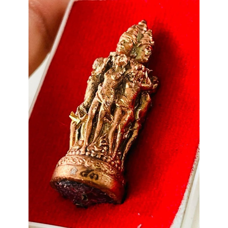 ✨ Imperial "Seven Maidens Crown" (Jhet Naree Pun Luck): The Sovereign of Infinite Enchantment and Romantic Bonding by Arjan Prasoot, Wat Nai Tao (Elite Large 3.5cm Edition with Dual Silver Takrut)