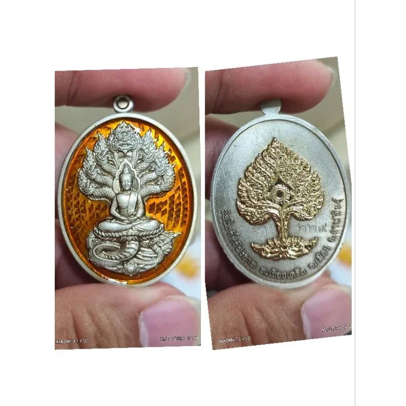 Unlock Supreme Wealth with Nak Prok Wealth Medal Blessed by Luang Pu Sila 229อป.ยาส้ม หลัง ชท.