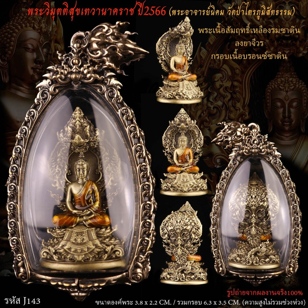 Nagaprok Vimutti Sukh Deity Coin Buddhist Protection Amulet Thailand