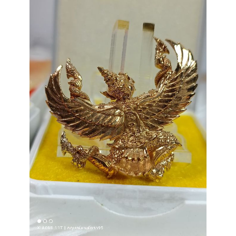 🦅 "Ruay Lon Fa" Garuda of Overflowing Wealth (2017): Blessed by Phra Maha Surasak, Wat Pradu – Ultimate Authority & Money Magnet