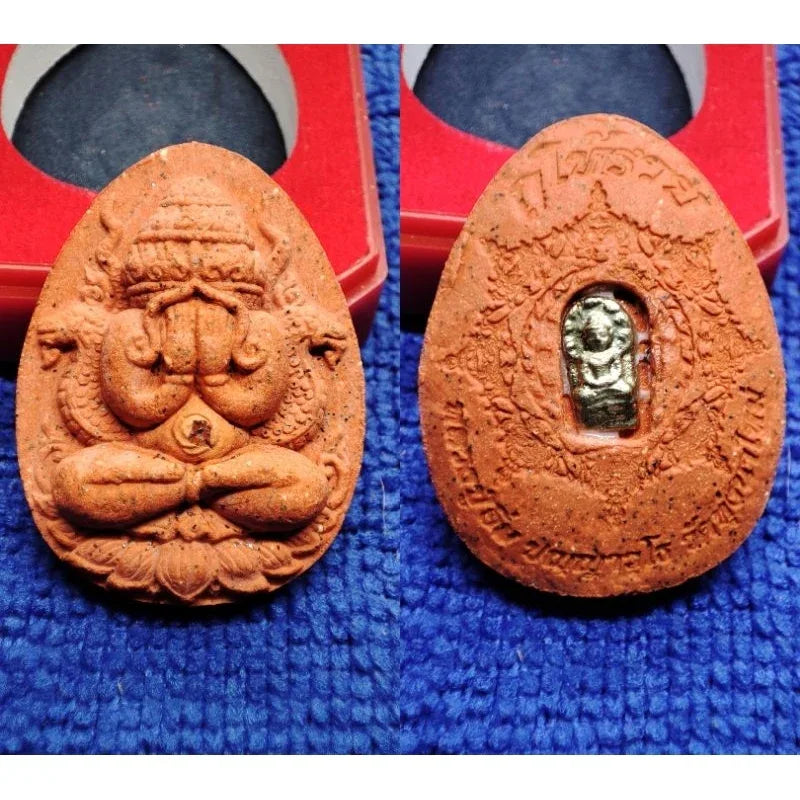 Sacred Phra Pidta Amulet for Ultimate Wealth and Protection with Phang Phra Kan Powder 8