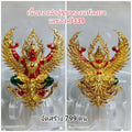 Phaya Garuda Amulet – Wat Wimutthitham Empowerment for Protection, Strength, and Spiritual Merit Gold Lam U Thong enamel