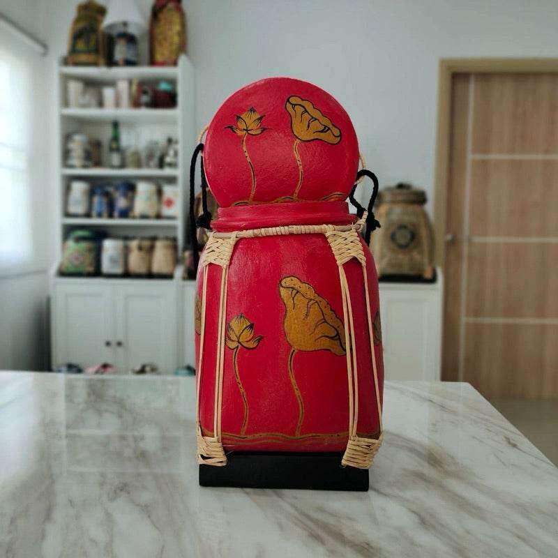 Lanna Floral Storage Jar for Elegant and Functional Kitchen Decor D20